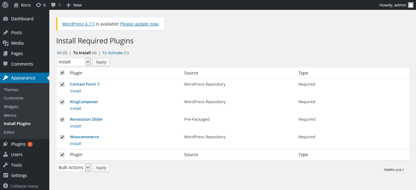 Industry WordPress Theme - Documentation